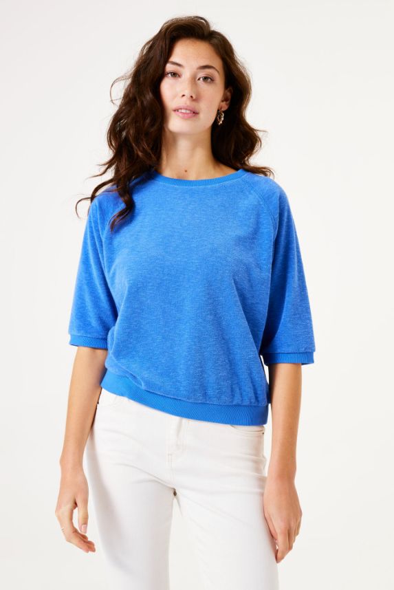 Garcia Sweat km badstof dazzling blue D50060