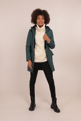 House of Smits Regenjas furry groen es8557