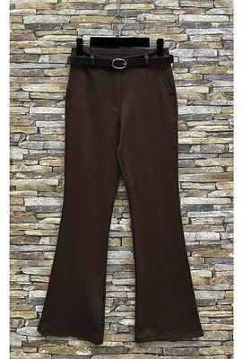 House of Smits Broek flare choco ef3120