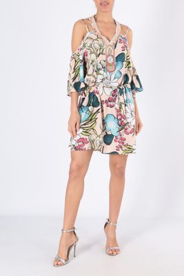 House of Smits Jurk viskose rose ef8858