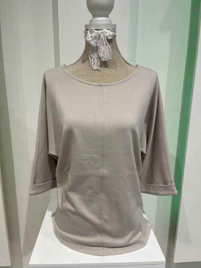 Smisses Sweatshirt 3/4m zand k31205