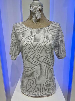 Smisses T-shirt print katoen offwhite k32505