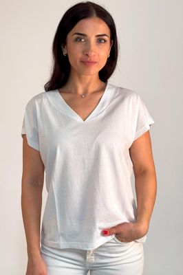 Smisses T-shirt vh katoen wit k31108