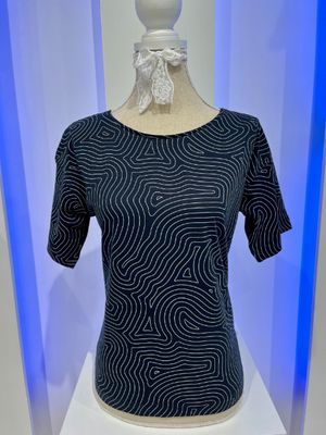 Smisses T-shirt print katoen zwart k32505