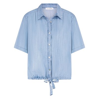 In Shape Blouse Ruby tencel bleu INS26106102