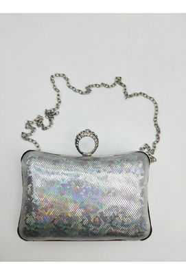 House of Smits Tas holografisch zilver pfbyh858