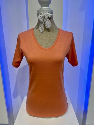 Smisses T-shirt km 100% katoen vh koraal xk31300vh