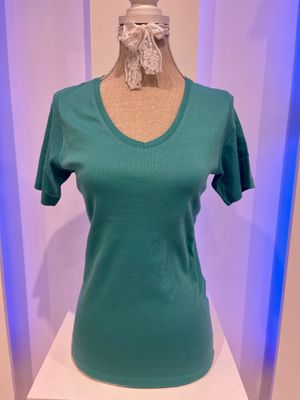 Smisses T-shirt km 100% katoen vh aqua xk31300vh