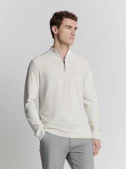 No Excess Pullover Half Zip Melange