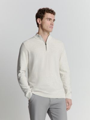 No Excess Pullover Half Zip Melange