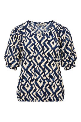 Dreamstar Blouson crinkle Indigo-Ivoor Imagine