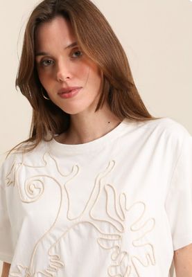 House of Smits T-shirt doodle offwhite ef28649
