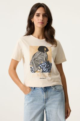 Garcia T-shirt lady ecru O260006