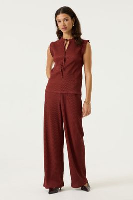 Garcia Broek plisse brique S260113