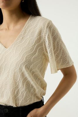 Garcia T-shirt ecru S260004