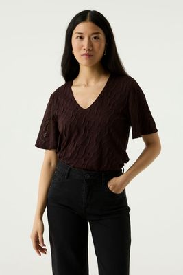 Garcia T-shirt choco S260004