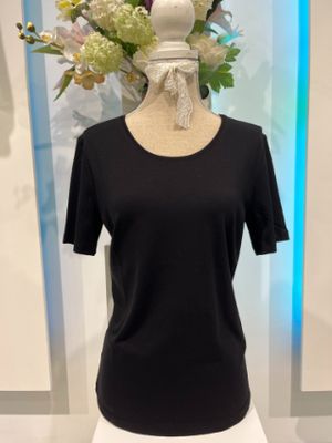 Smisses T-shirt km modal zwart xk31310