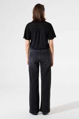 Garcia T-shirt broderie zwart g50203