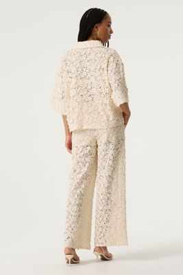 Garcia Broek kant ecru Q260117