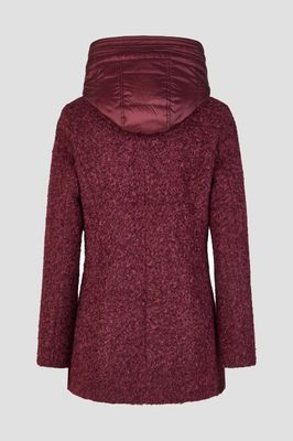 Barbara Lebek Jas wol melee bordeaux 10140062