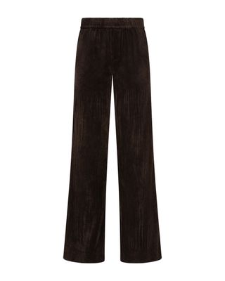 Red Button Broek Claudette wide choco SRB5106 Red Button Broek Claudette wide choco SRB5106