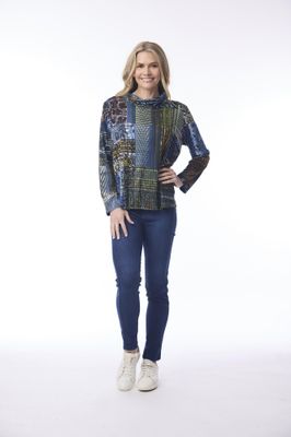 Orientique Col shirt khaki 32476 Orientique Col shirt khaki 32476