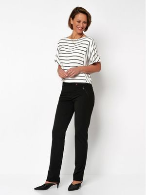 Relaxed by Toni Broek Alice zip zwart 61-16/2800-73 Relaxed by Toni Broek Alice zip zwart 61-16/2800-73