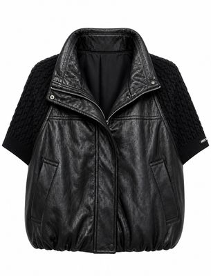 House of Smits Vest Faux zwart ef2620 House of Smits Vest Faux zwart ef2620