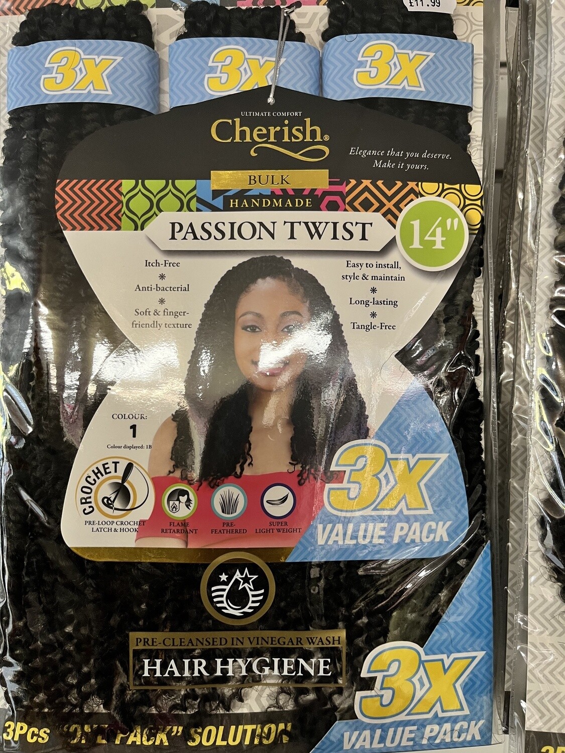 Cherish Passion Twist 3X Value Pack 14”
