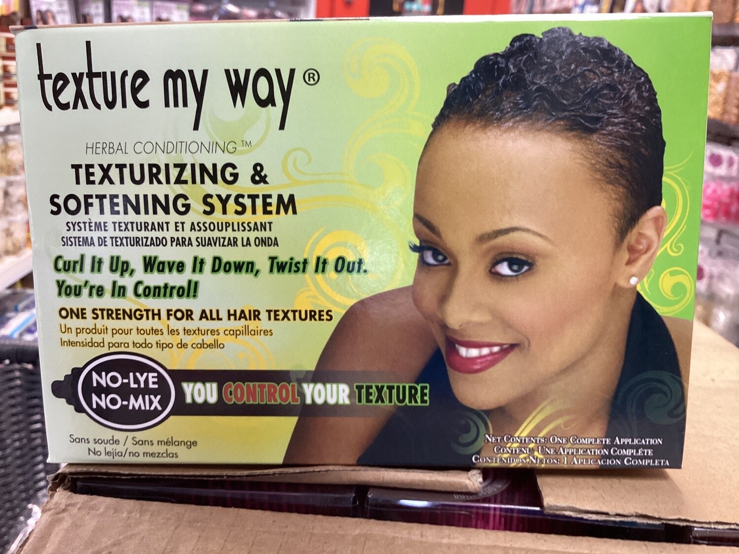 Texture my way texturising and softening system