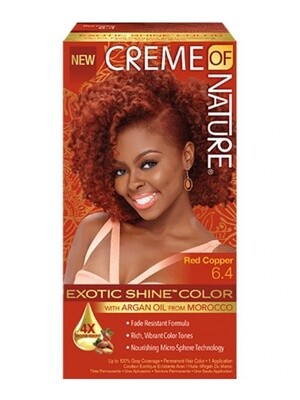 Creme of Nature Exotic Shine color with Argan Oil – Red Copper (6.4)