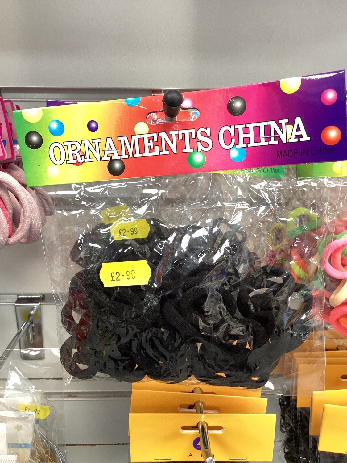 Hair Bands(pack), Color: Black