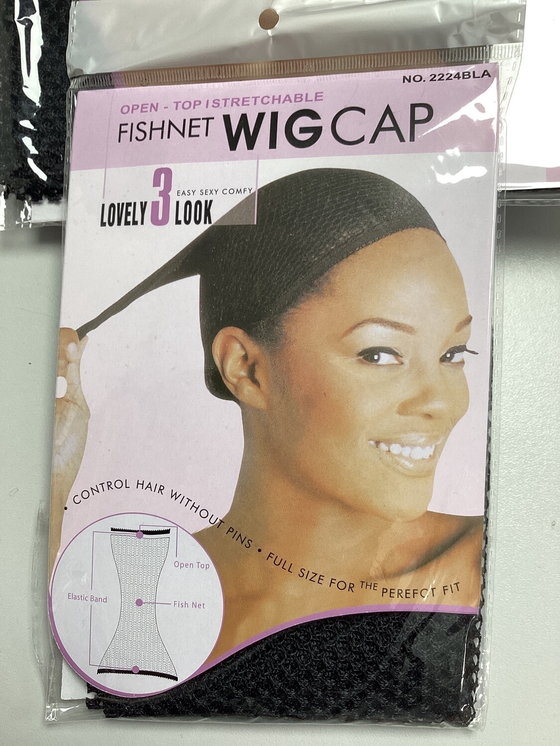 Fishnet wig cap