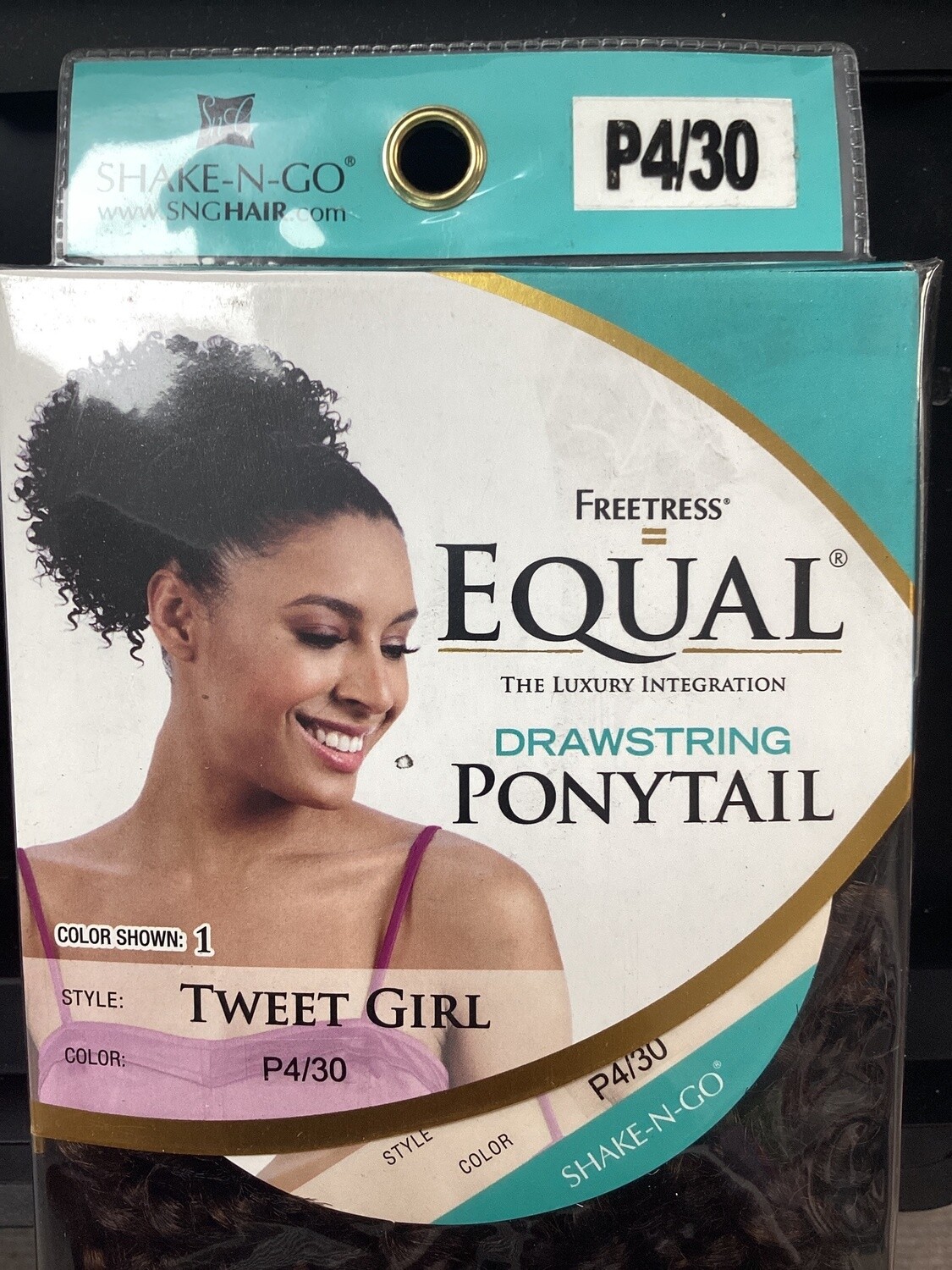 Drawstring PonyTail Tweet Girl