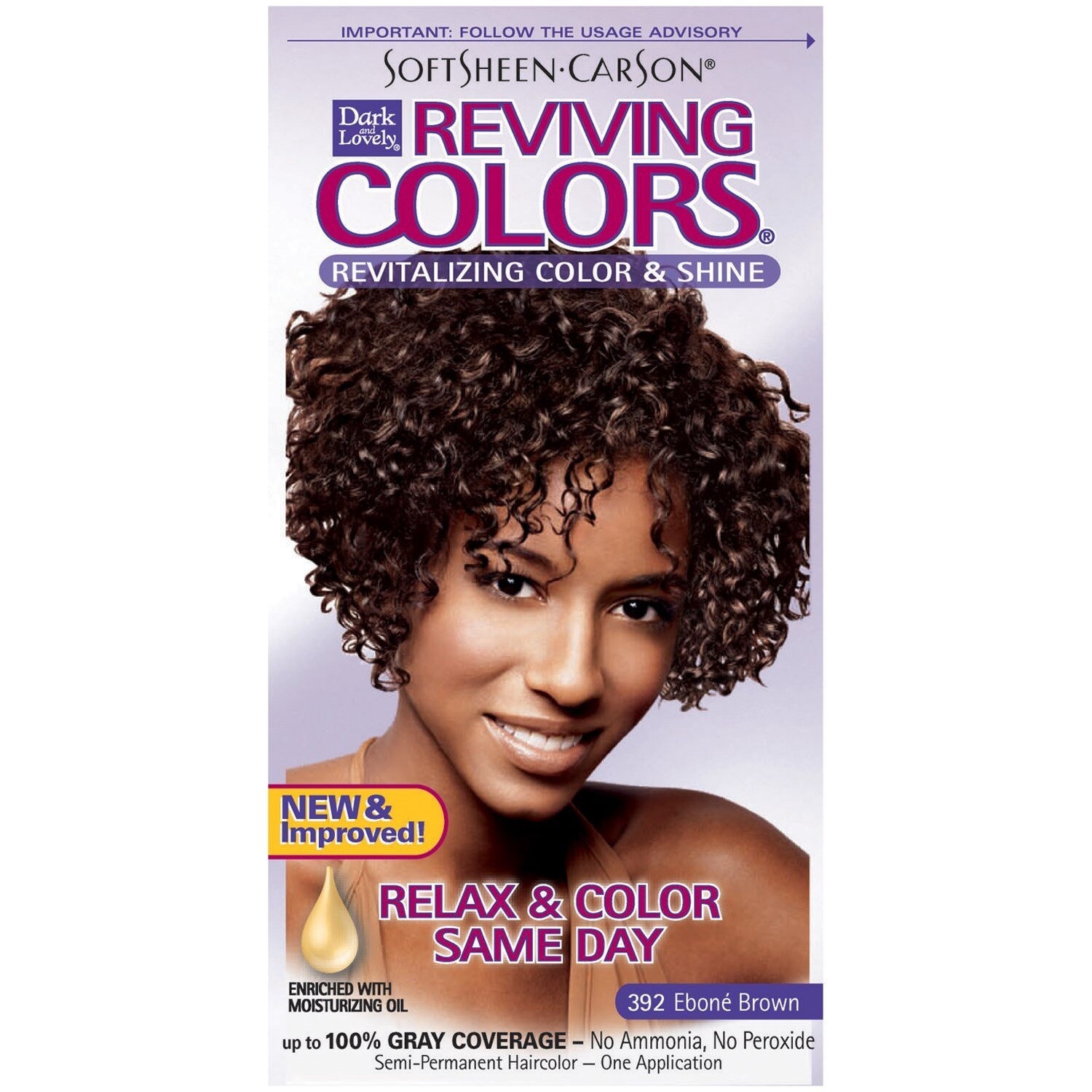 Dark &amp; Lovely Reviving C392 Ebony Brown