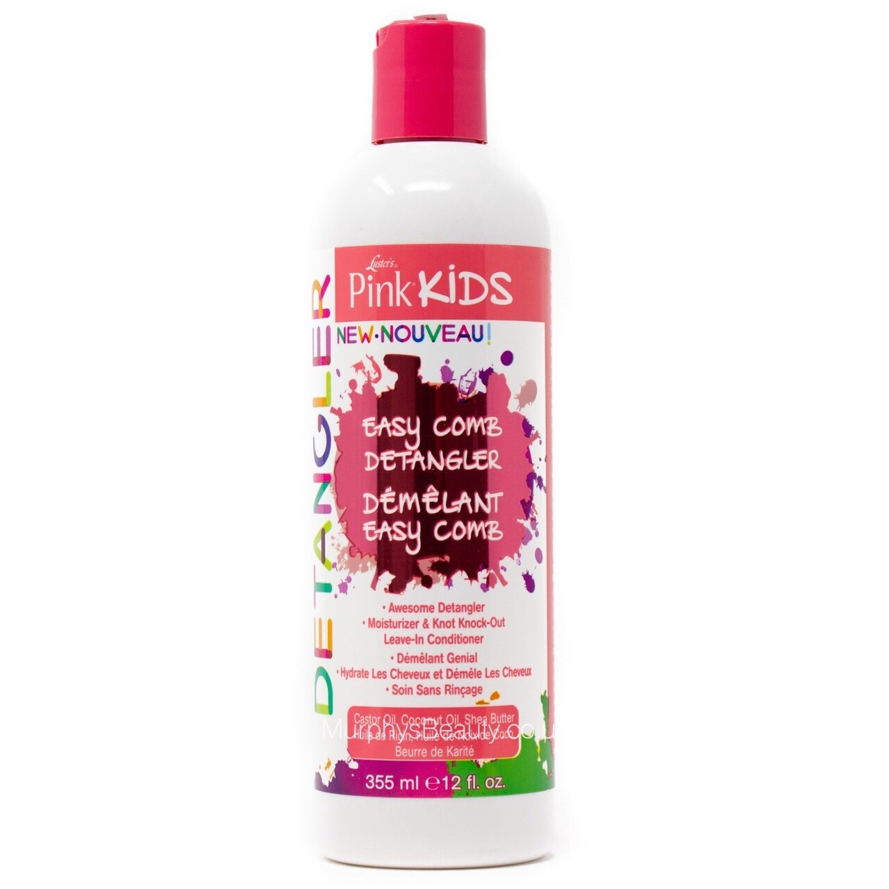 Pink kids Easy Comb Detangler