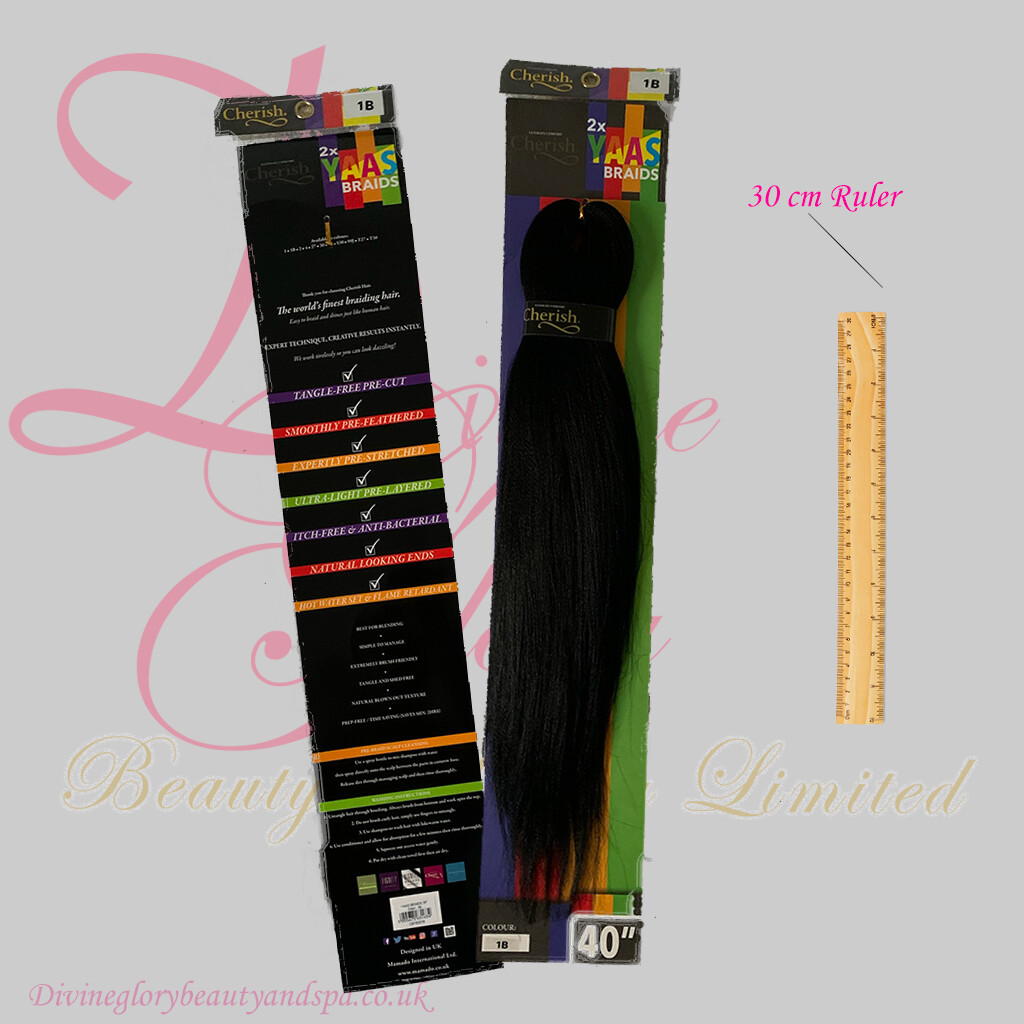 Cherish Ultimate Comfort 2X YAAS Braids 1B 40”