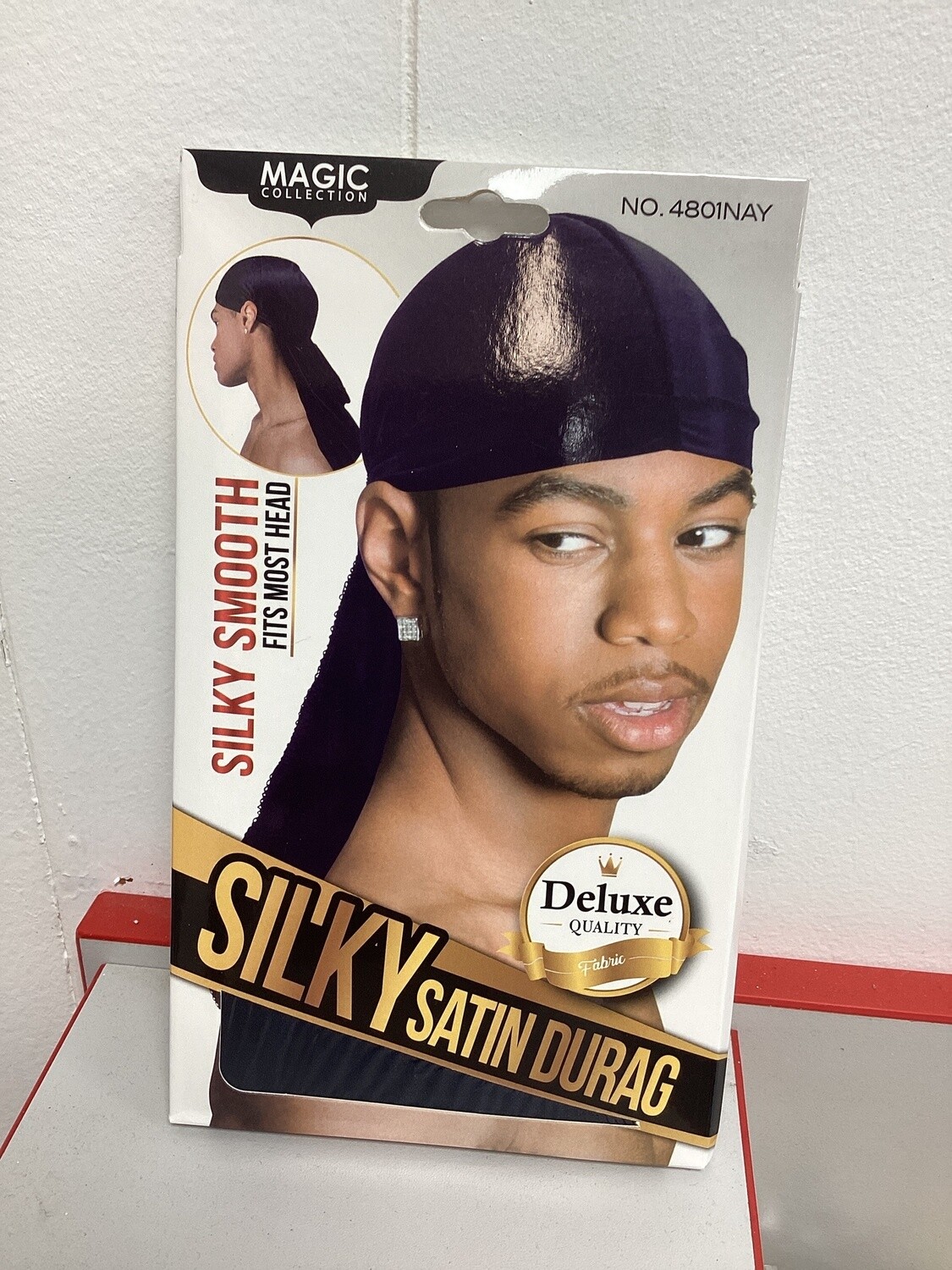 Magic Collection Deluxe Quality DuRag, Color: Blue