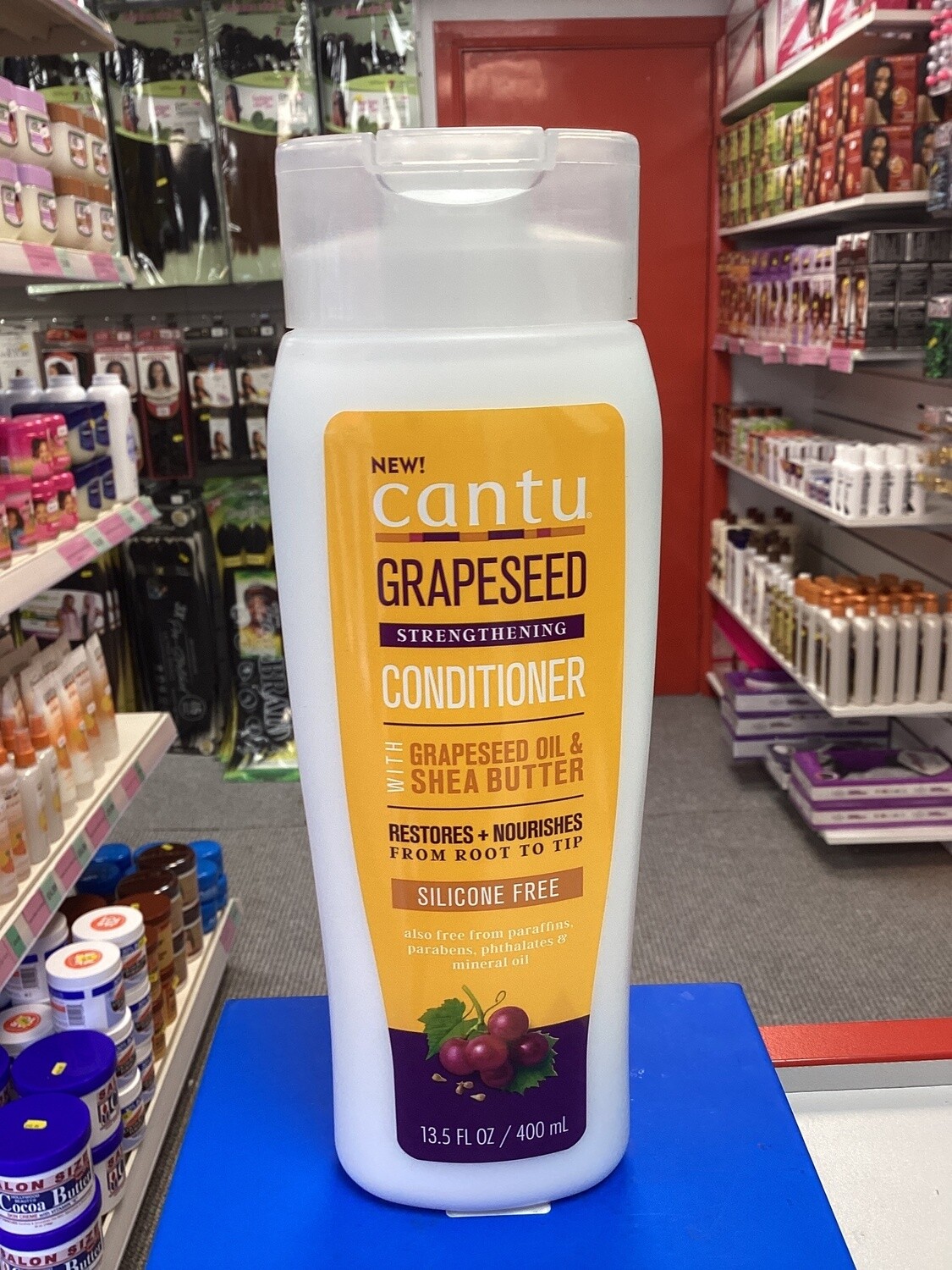 Cantu Grapeseed  Conditioner 400ml, Name: Grapeseed