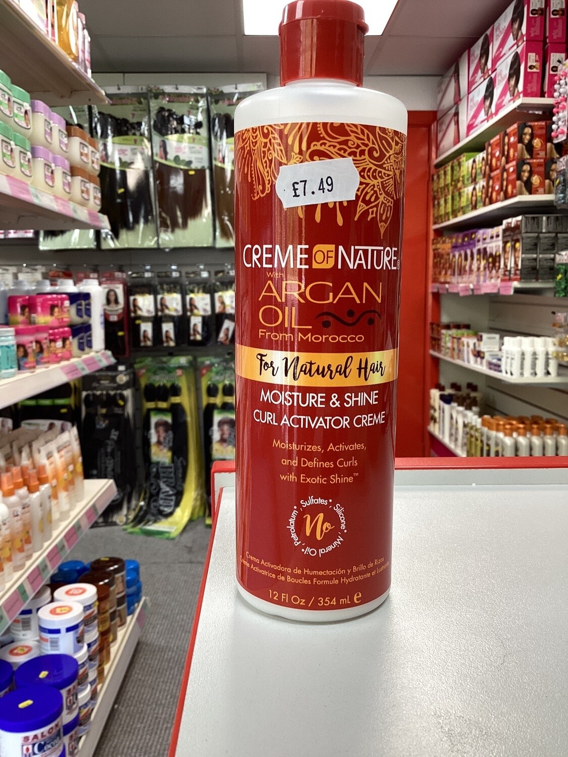 Crème of Nature Moisture and shine curl activator creame