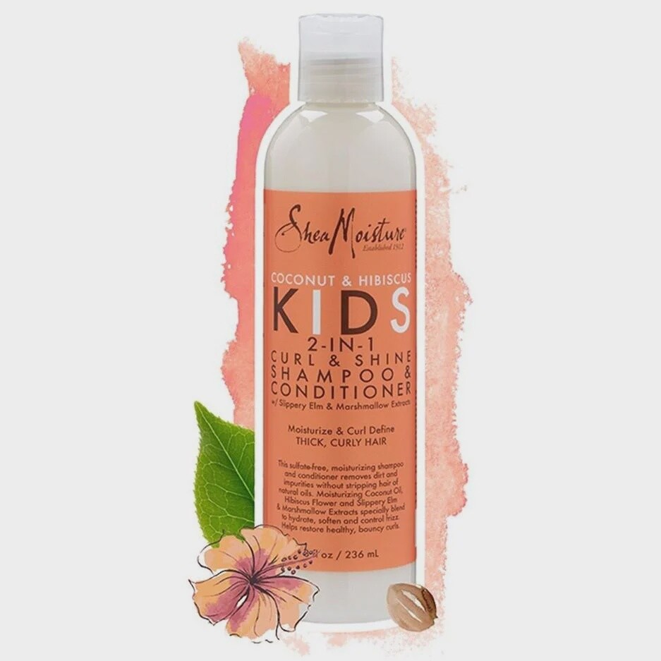Shea Moisture Coconut &amp; Hibiscus kids 2in1 Shampoo &amp; Conditioner