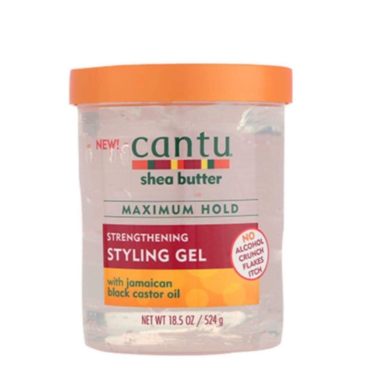Cantu Shea Butter Maximum Hold Strengthening Styling Gel With Jamaican Black Castor oil