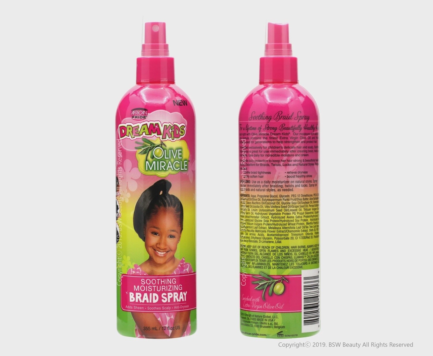 African Pride Dream Kids Soothing Braid Spray