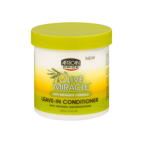 African Pride Olive Miracle Anti-Breakage Formula Leave in Conditioner