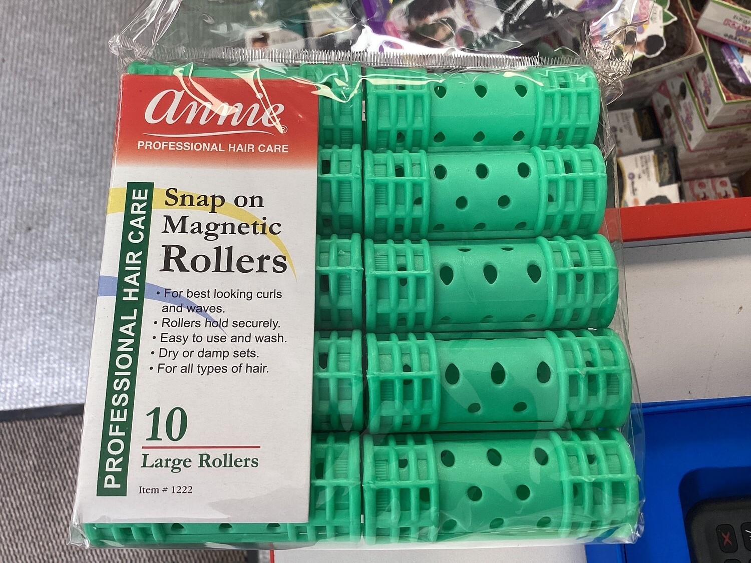 Snap-on Rollers, Color: Green(large)