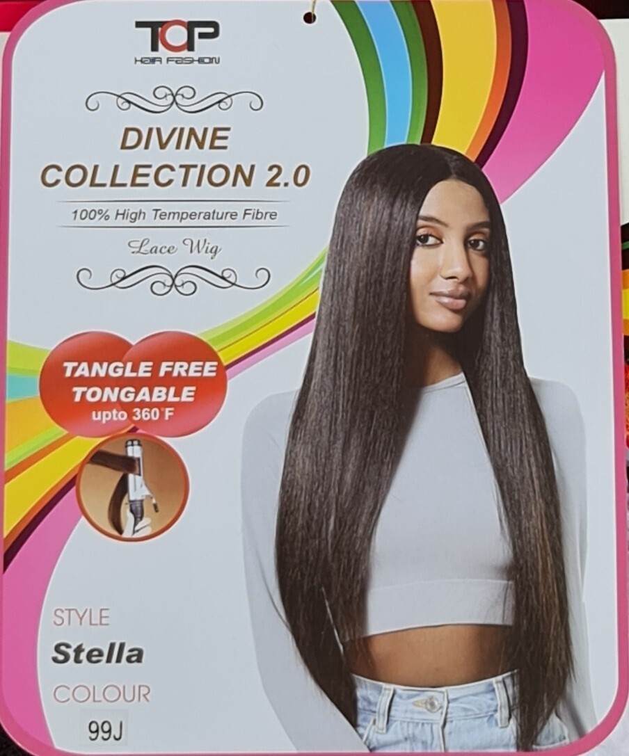 Stella Human And Synthetic  Lace Wig