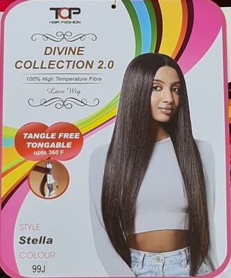 Stella Human And Synthetic  Lace Wig
