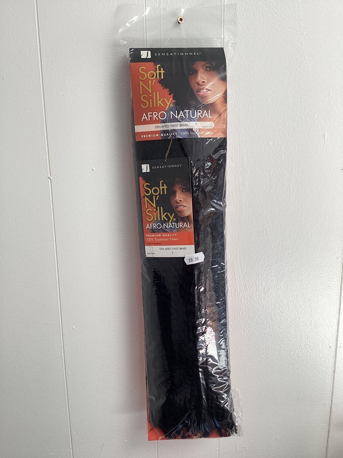 Sensationnel Soft and Silky Afro Natural Syn twist Braid, Colour: 1