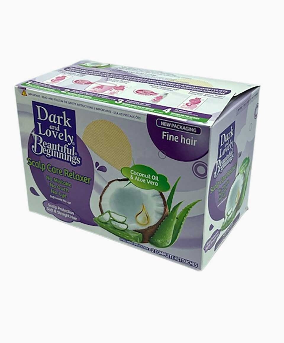 Dark&amp; Lovely Relaxer Kit: Fine Textured Hair