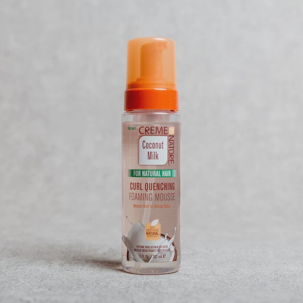 Curl Quenching Foaming Mousse with Coconut Milk